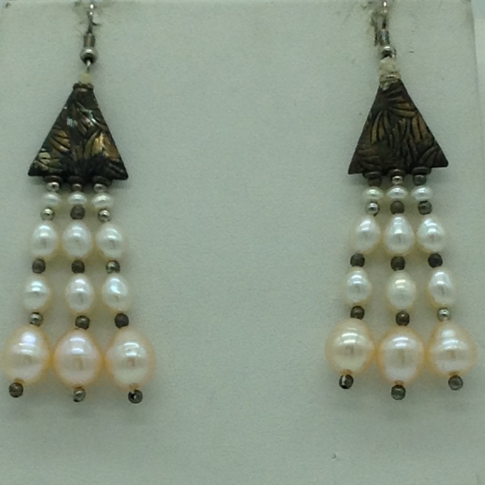 Freshwater Multicolour Oval 5 Lines Pearls Combination Set JPP1049