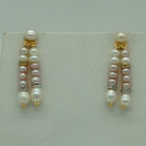 Freshwater Shaded Flat 2 Lines Pearls Set JPP1046