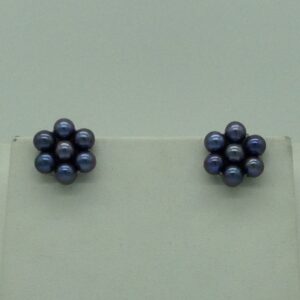 Freshwater Grey Round 2 Lines Pearls Full Set JPP1045