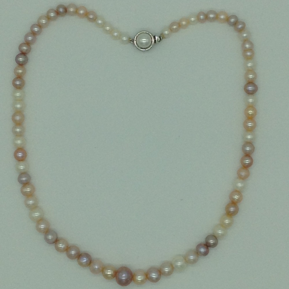 Freshwater Round Graded Shaded 1 Lines Pearls Full Set JPP1041