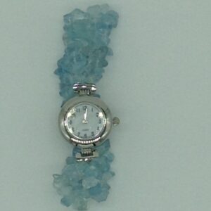Aquamarine Chips 2 Layers Designer Watch JBG0254