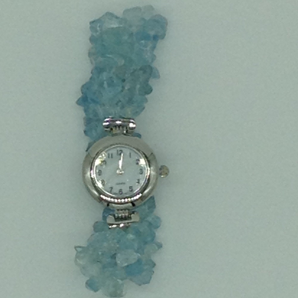 Aquamarine Chips 2 Layers Designer Watch JBG0254