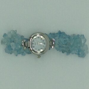 Aquamarine Chips 2 Layers Designer Watch JBG0254