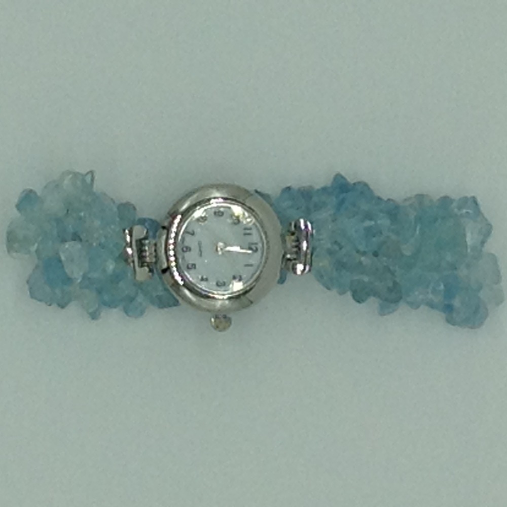 Aquamarine Chips 2 Layers Designer Watch JBG0254