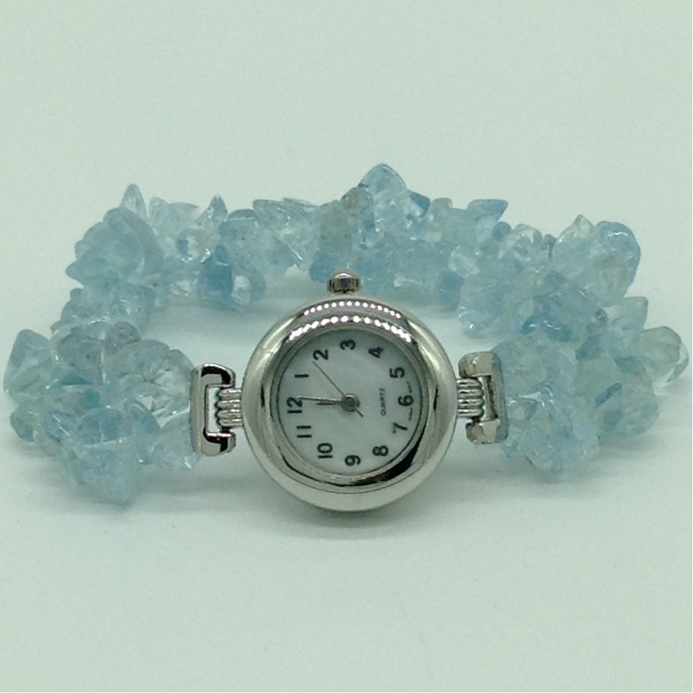 Aquamarine Chips 2 Layers Designer Watch JBG0254