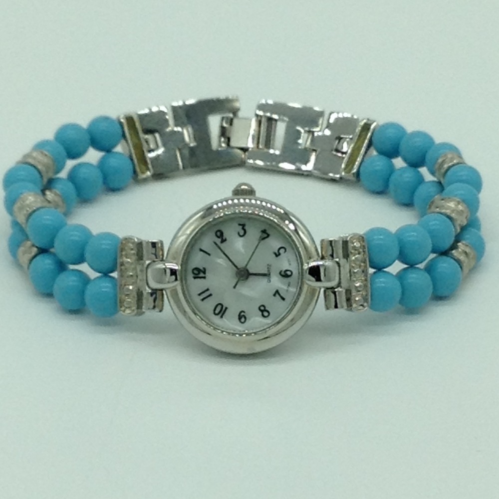 Turquoise Round 2 Layers Designer Watch JBG0253
