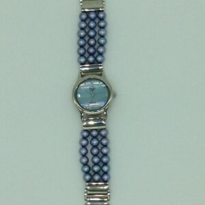 Freshwater Purple Round Pearls 3 Layers Watch JBG0250