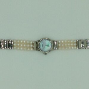 Freshwater White Round Pearls 3 Layers Watch JBG0248