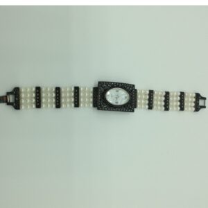 Freshwater White Round Pearls 4 Layers Antique Watch JBG0243