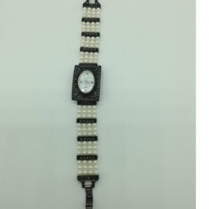 Freshwater White Round Pearls 4 Layers Antique Watch JBG0243