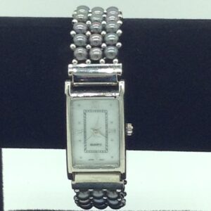 Freshwater Black Button Pearls 3 Layers Watch JBG0238