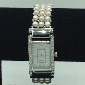 Freshwater Cream Button Pearls 3 Layers Watch JBG0237