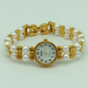 Freshwater White Potato Pearls 2 Layers Designer Watch JBG0232