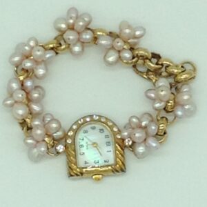 Freshwater Pink Drop Pearls Bunch Watch JBG0224