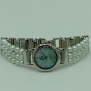 Freshwater Green Round Pearls 3 Layers Watch JBG0223