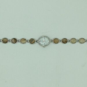Natural Tiger Stone Oval Designer Watch JBG0220