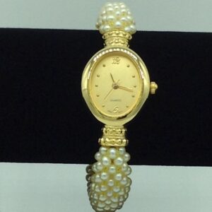 Freshwater Cream Seed Jali Pearls Watch JBG0214