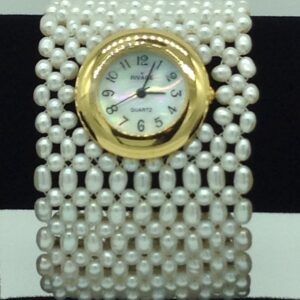 Freshwater Rice Jali Pearls Watch JBG0213