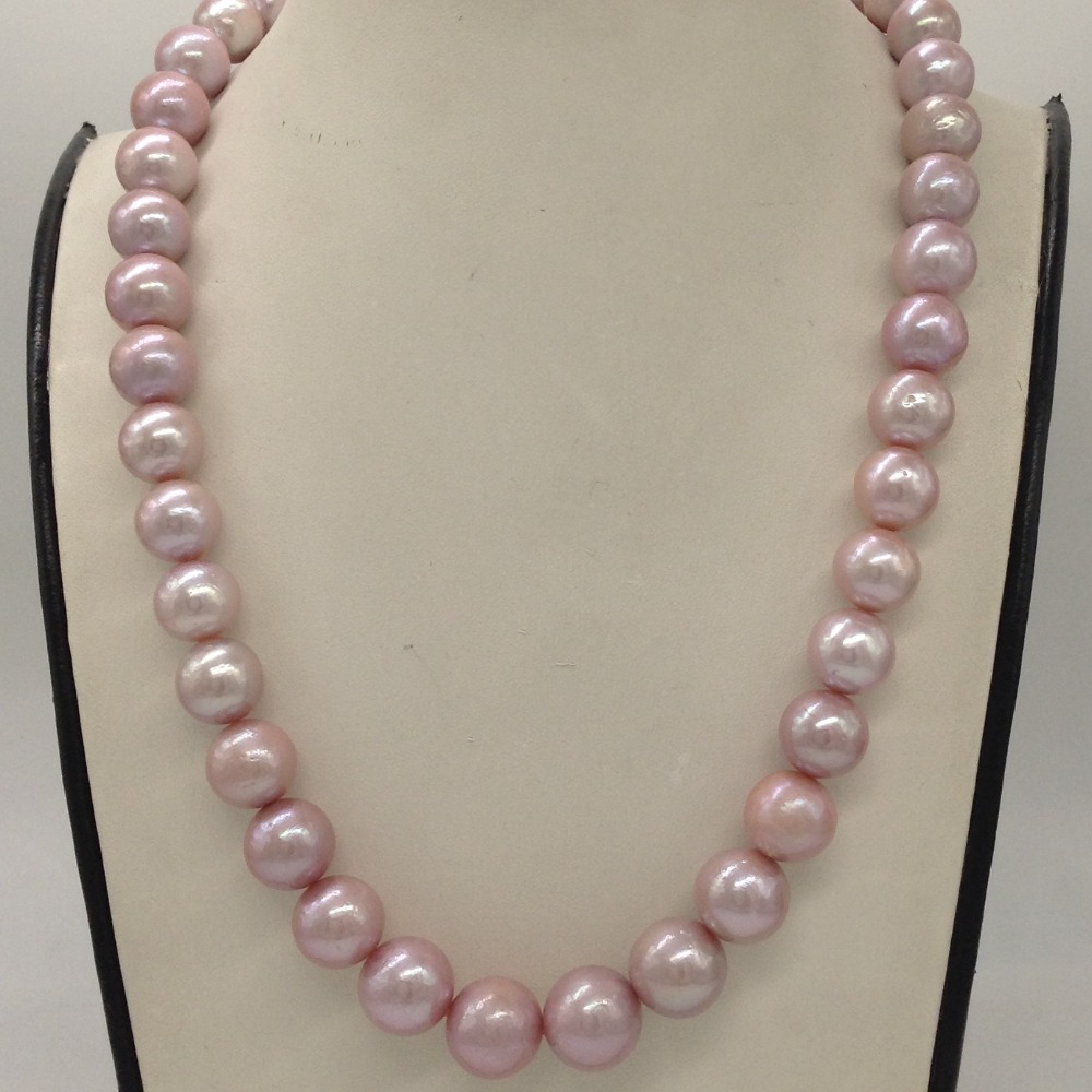Pink Adison Round Pearls Single Layer Mala JPM0335