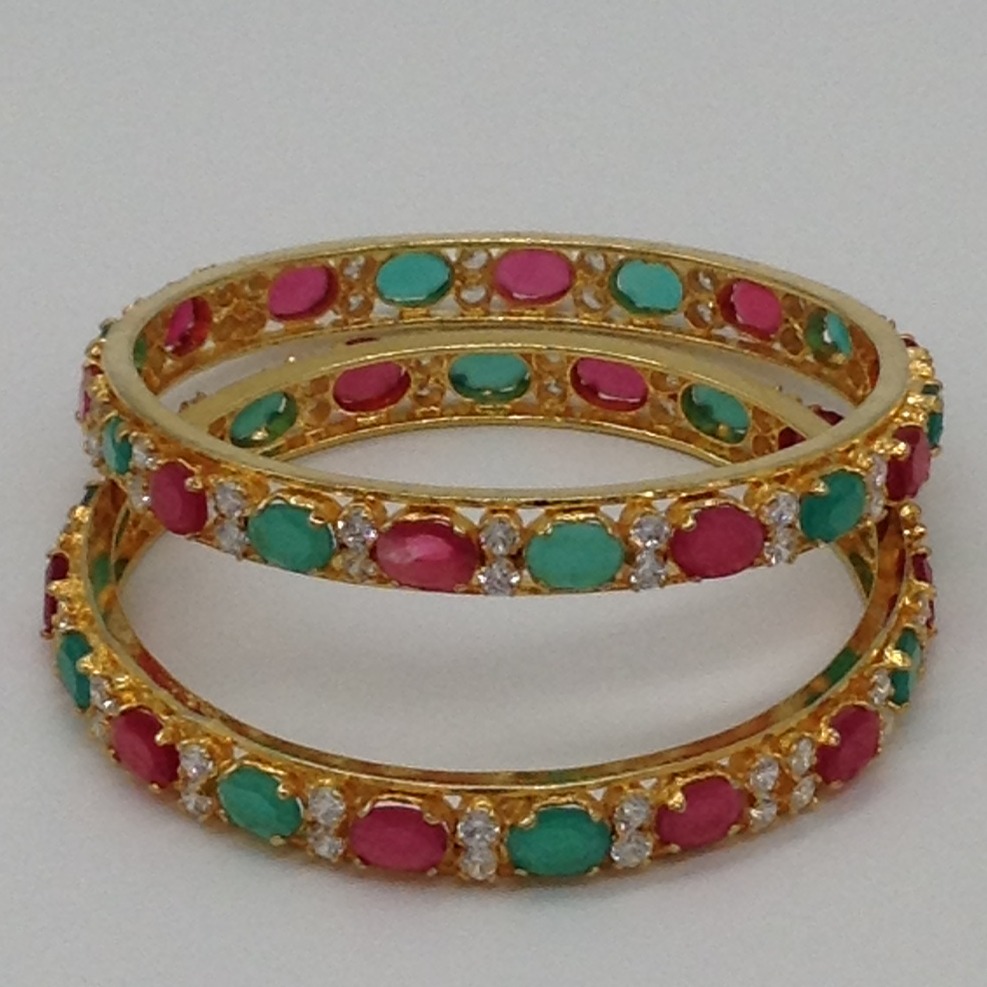Tri Colour CZ Bangles JBG0035