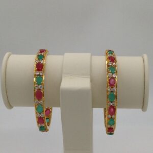 Tri Colour CZ Bangles JBG0035