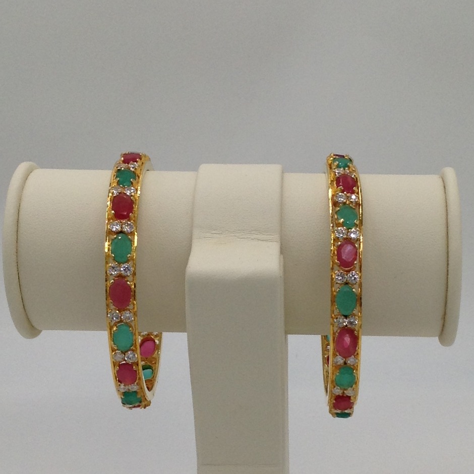 Tri Colour CZ Bangles JBG0035