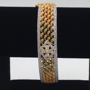 White CZ Openable Kada Bracelet JBG0026