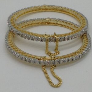 White CZ Openable Bangles JBG0016