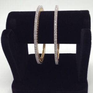 White CZ Bangles JBG0005
