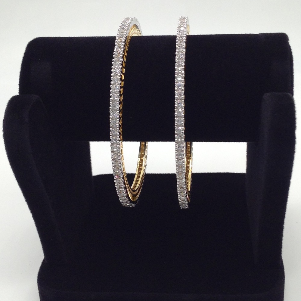 White CZ Bangles JBG0005