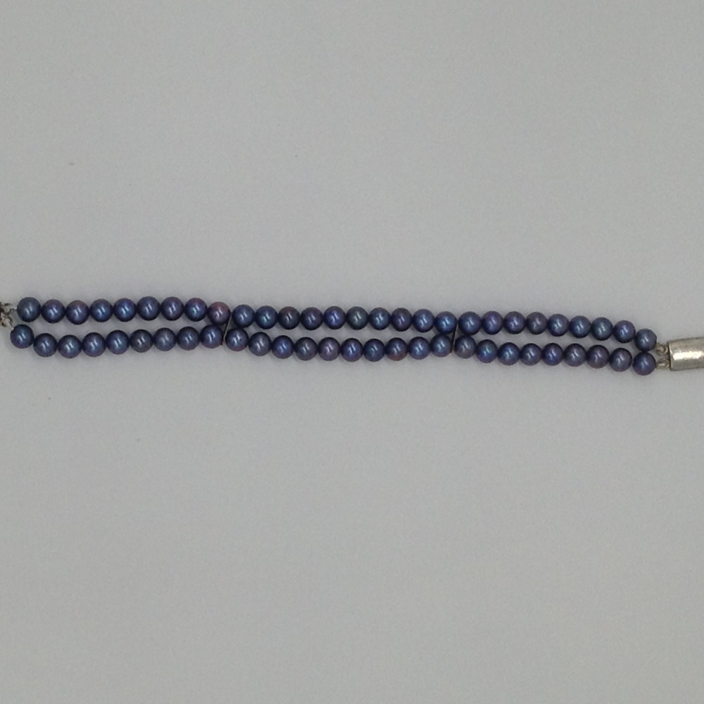 Freshwater Grey Round 2 Lines Pearls Full Set JPP1019