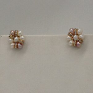 Freshwater Multicolour Flat Shaded 2 Lines Pearls Full Set JPP1016
