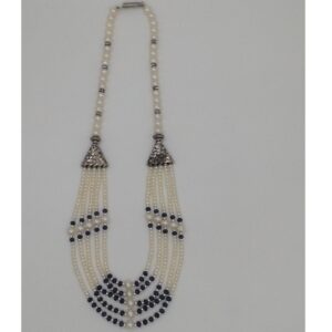 Freshwater White Seed 5 Lines Pearls Combination set JPP1017