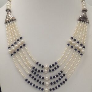 Freshwater White Seed 5 Lines Pearls Combination set JPP1017