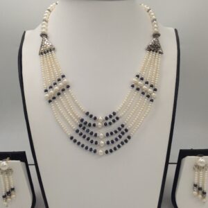 Freshwater White Seed 5 Lines Pearls Combination set JPP1017