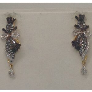 Black and White CZ Stones Necklace Set JNC0059