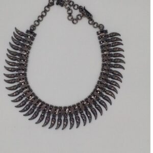 Silver 925 Oxidised Necklace Set JNC0021