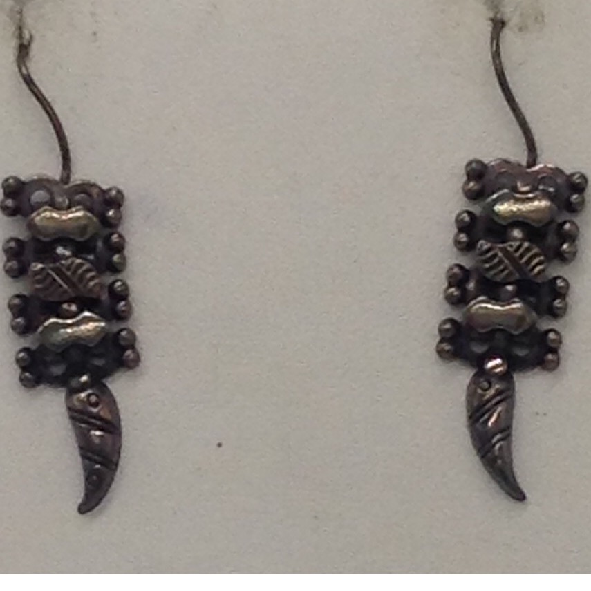 Silver 925 Oxidised Necklace Set JNC0021