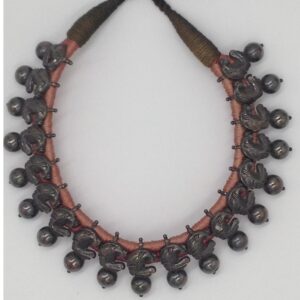 Silver 925 Oxidised Balls Tussi Necklace JNC0018