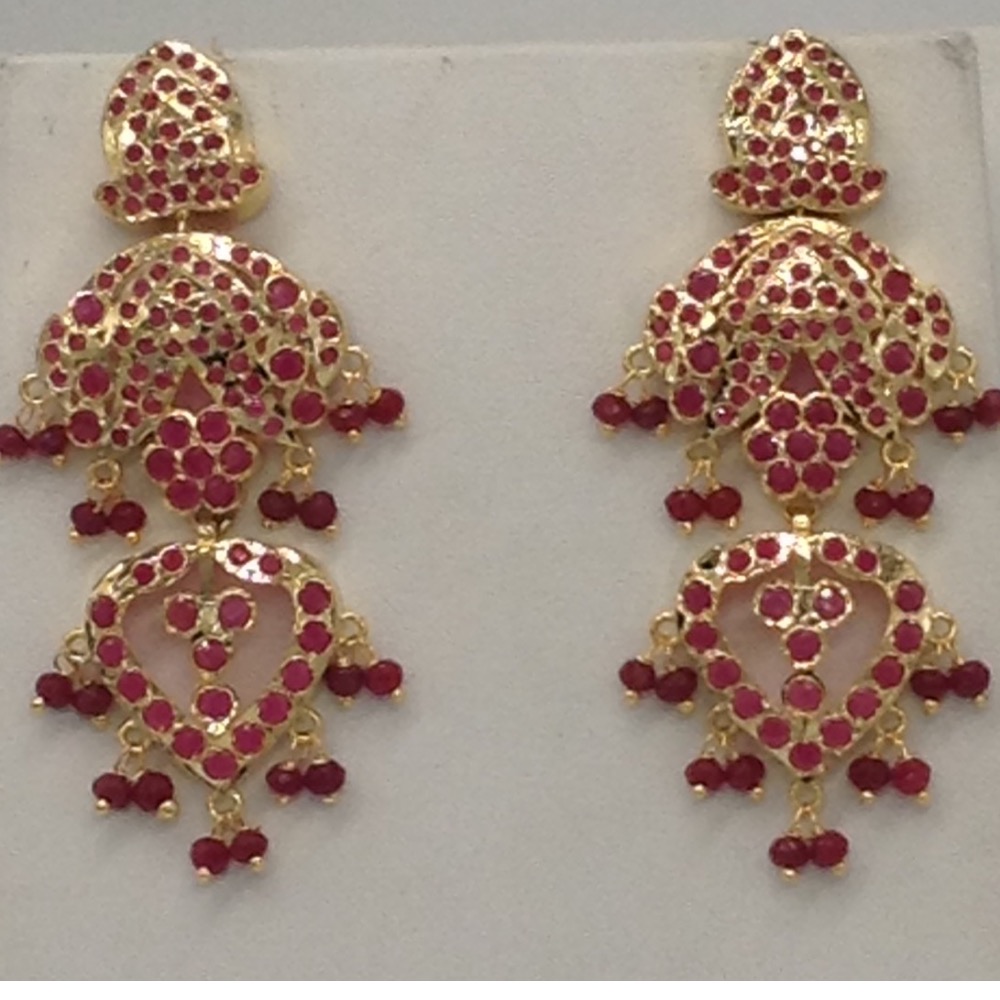 Ruby Amritsar Necklace Set JNC0028
