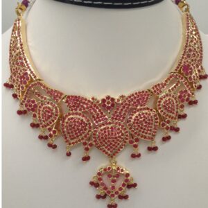 Ruby Amritsar Necklace Set JNC0028