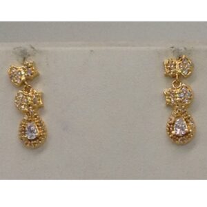 White CZ Stones Necklace Set JNC0038