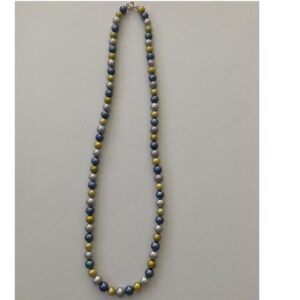 Freshwater Multicolour Round Pearls Mala JPM0273