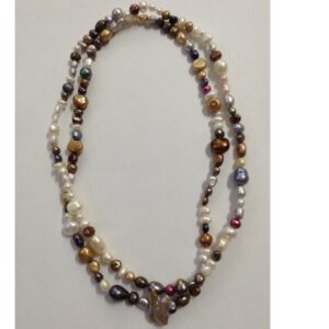 Freshwater Multicolour Mix Pearls Long Mala JPM0235