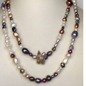 Freshwater Multicolour Mix Pearls Long Mala JPM0235