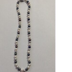 Freshwater Multicolour Potato Pearls Knotted Mala JPM0231