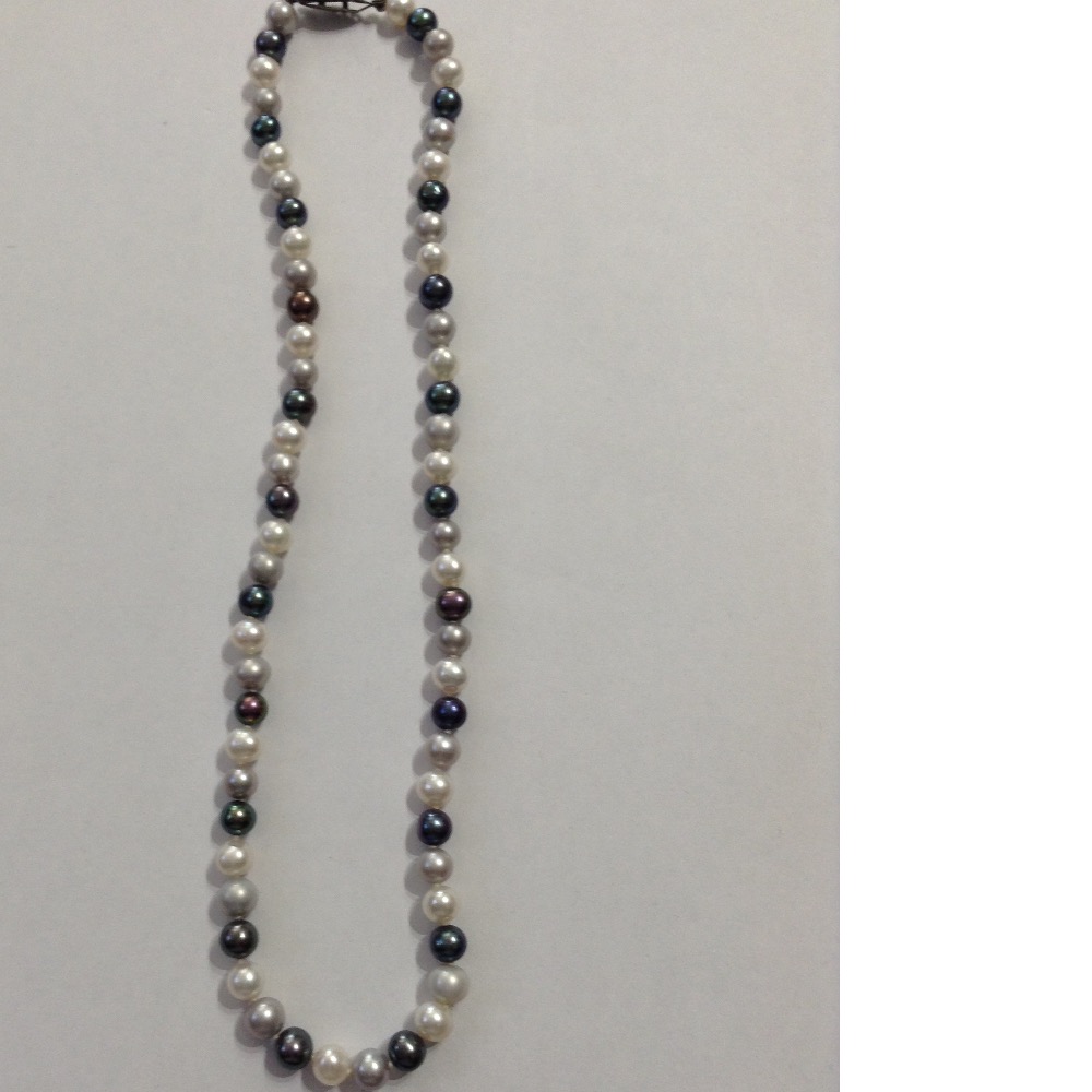 Freshwater Multicolour Potato Pearls Knotted Mala JPM0231