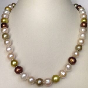 Freshwater Multicolour Potato Pearls Mala JPM0221