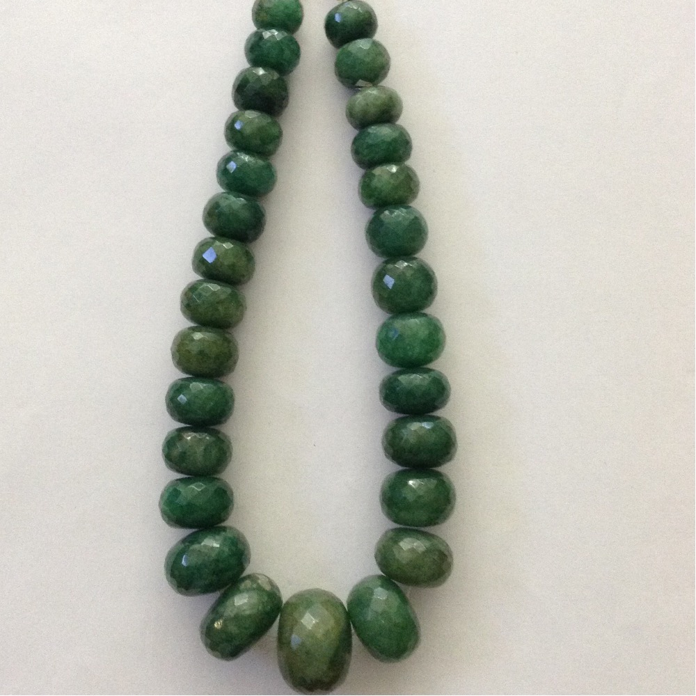 Natural Green Beryl Faceted Round Beeds Graded Mala JSS0106