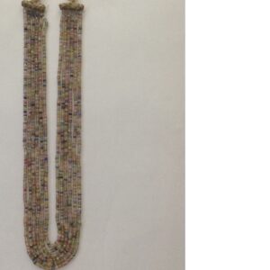 Natural Multicolour Aquamarine Round Beeds Necklace JSS0096